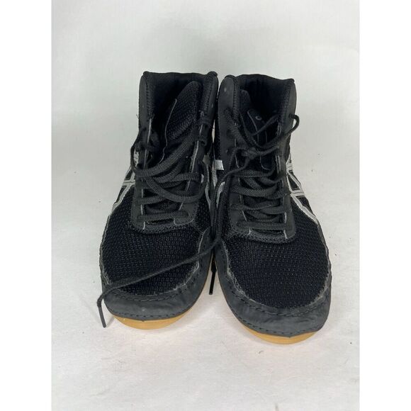 Asics Black Synthetic Lace Up Athletic Wrestling Shoes Women Sz 36EU/5M US - Picture 10 of 11